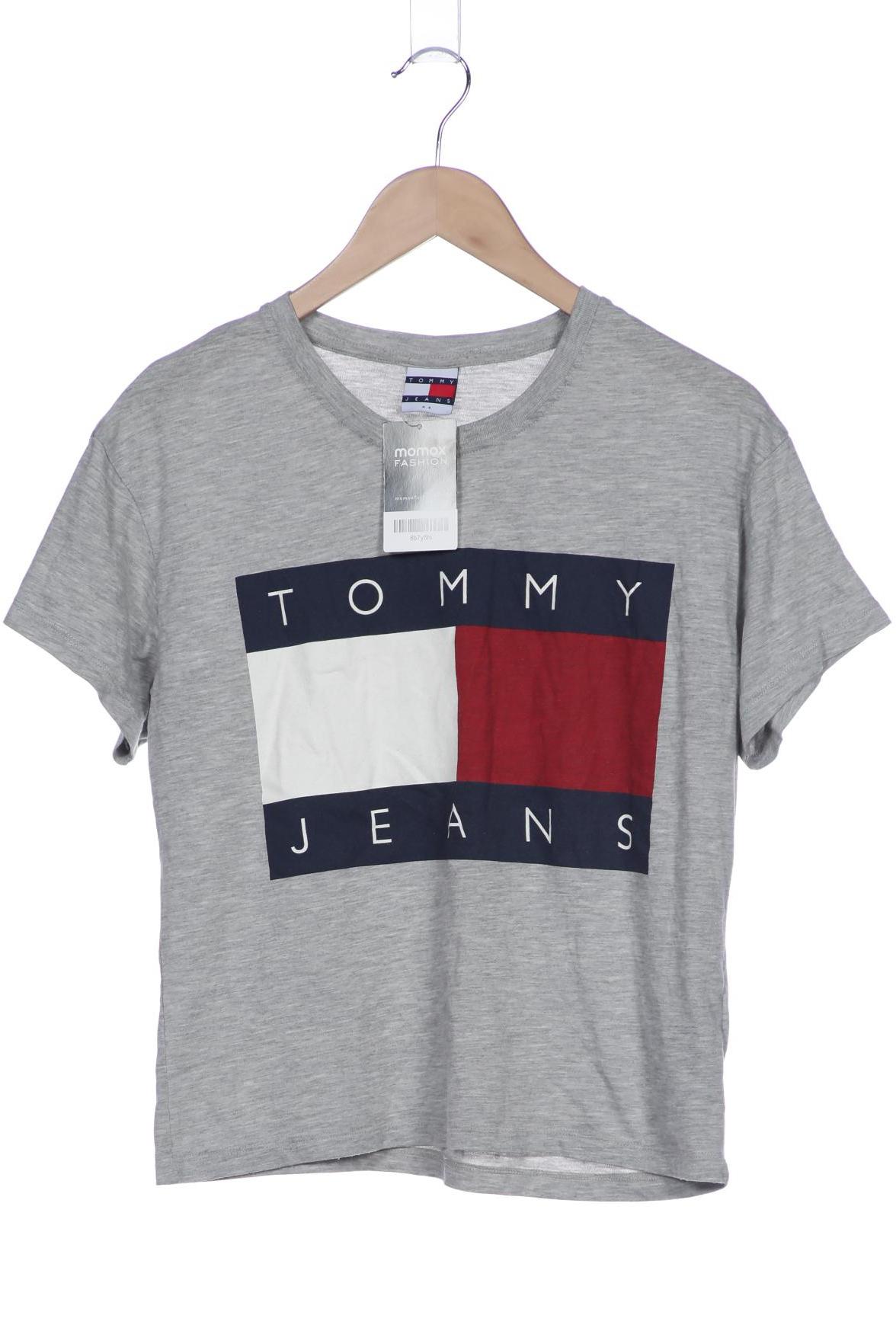 

Tommy Jeans Damen T-Shirt, grau, Gr. 34