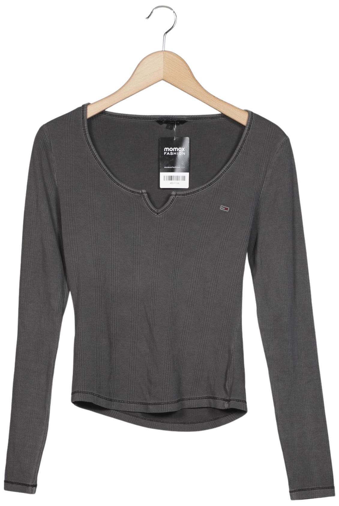 

Tommy Jeans Damen Langarmshirt, grau, Gr. 36