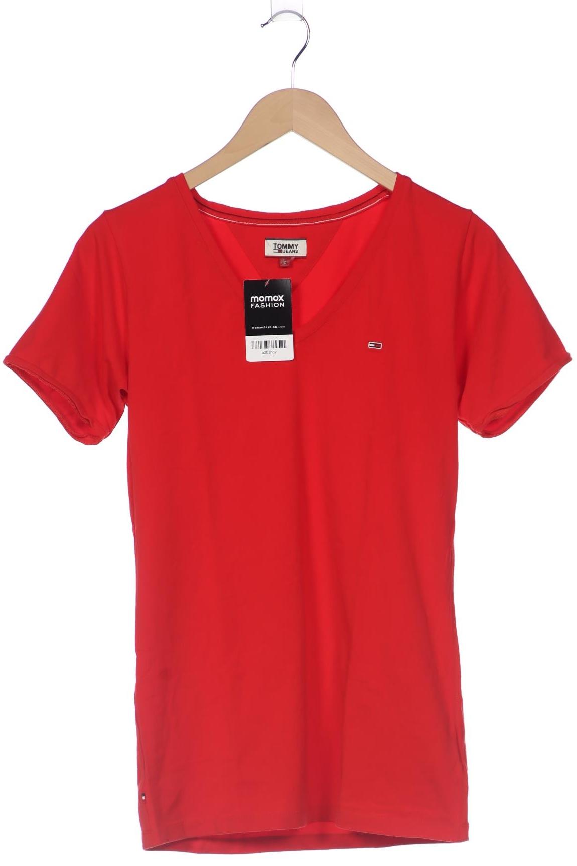 

Tommy Jeans Damen T-Shirt, rot, Gr. 42