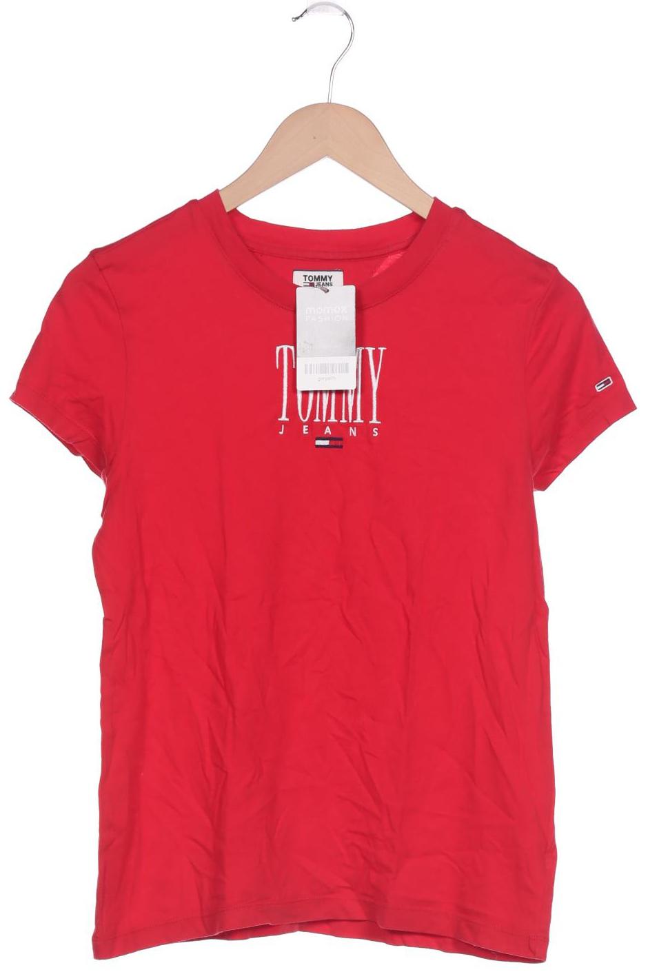 

Tommy Jeans Damen T-Shirt, rot, Gr. 36