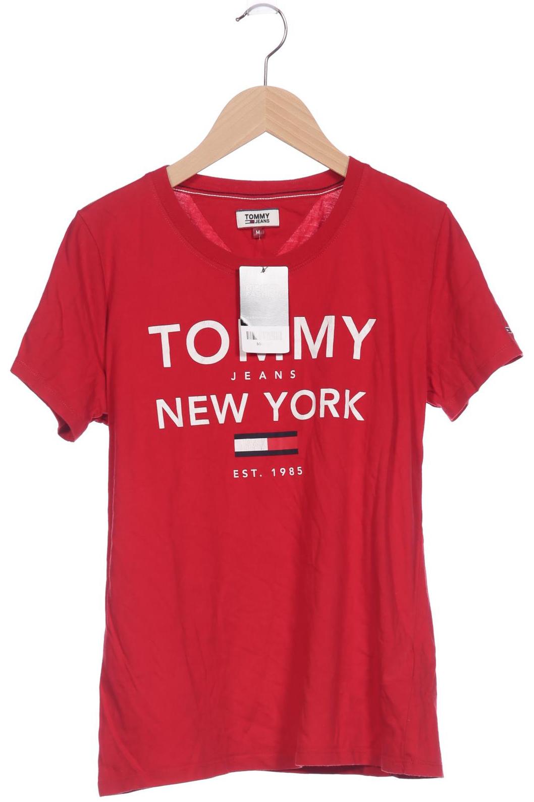 

Tommy Jeans Damen T-Shirt, rot, Gr. 38
