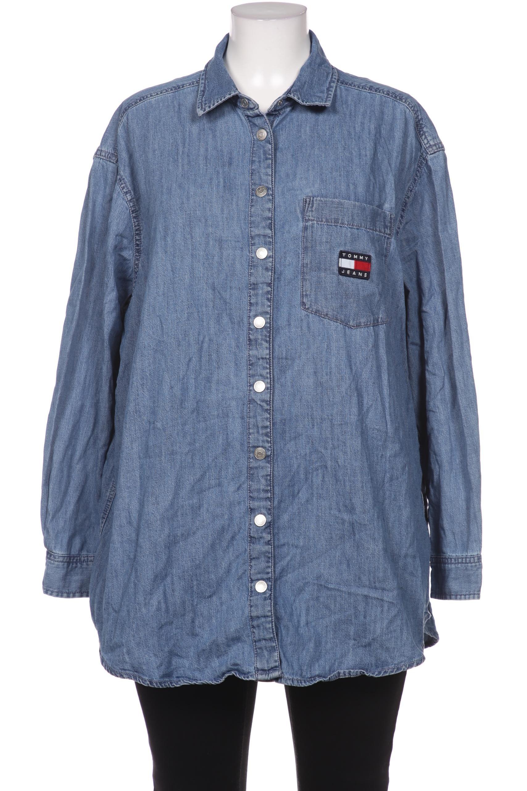 

Tommy Jeans Damen Bluse, blau, Gr. 46