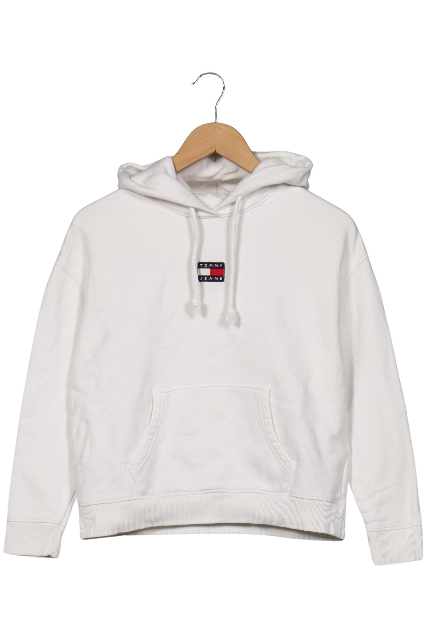 

Tommy Jeans Damen Kapuzenpullover, weiß, Gr. 36