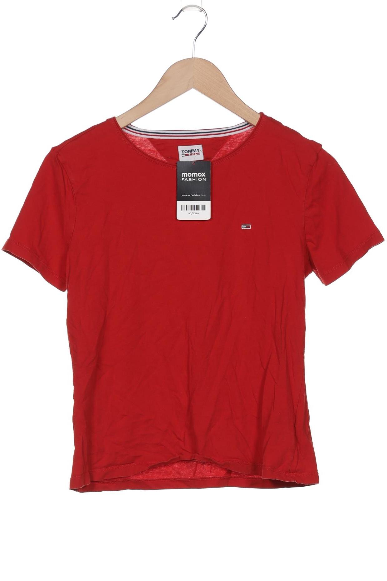 

Tommy Jeans Damen T-Shirt, rot, Gr. 36