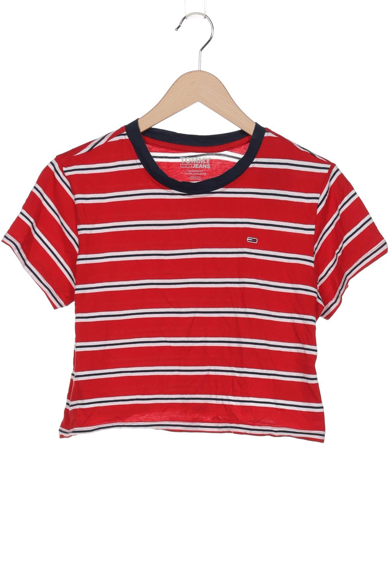 

Tommy Jeans Damen T-Shirt, rot, Gr. 36