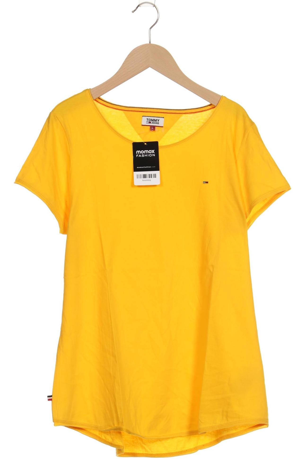 

Tommy Jeans Damen T-Shirt, gelb, Gr. 42