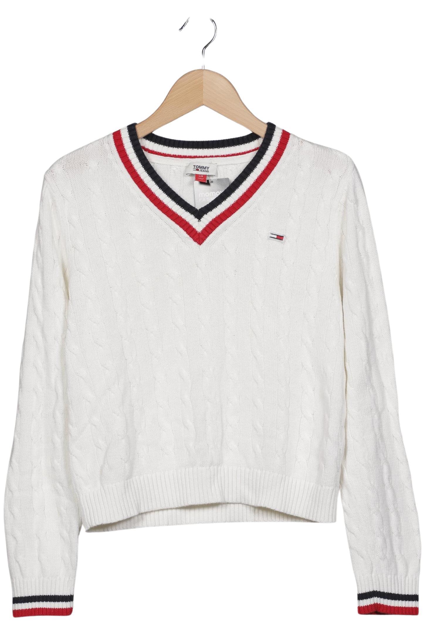 

Tommy Jeans Damen Pullover, weiß, Gr. 42