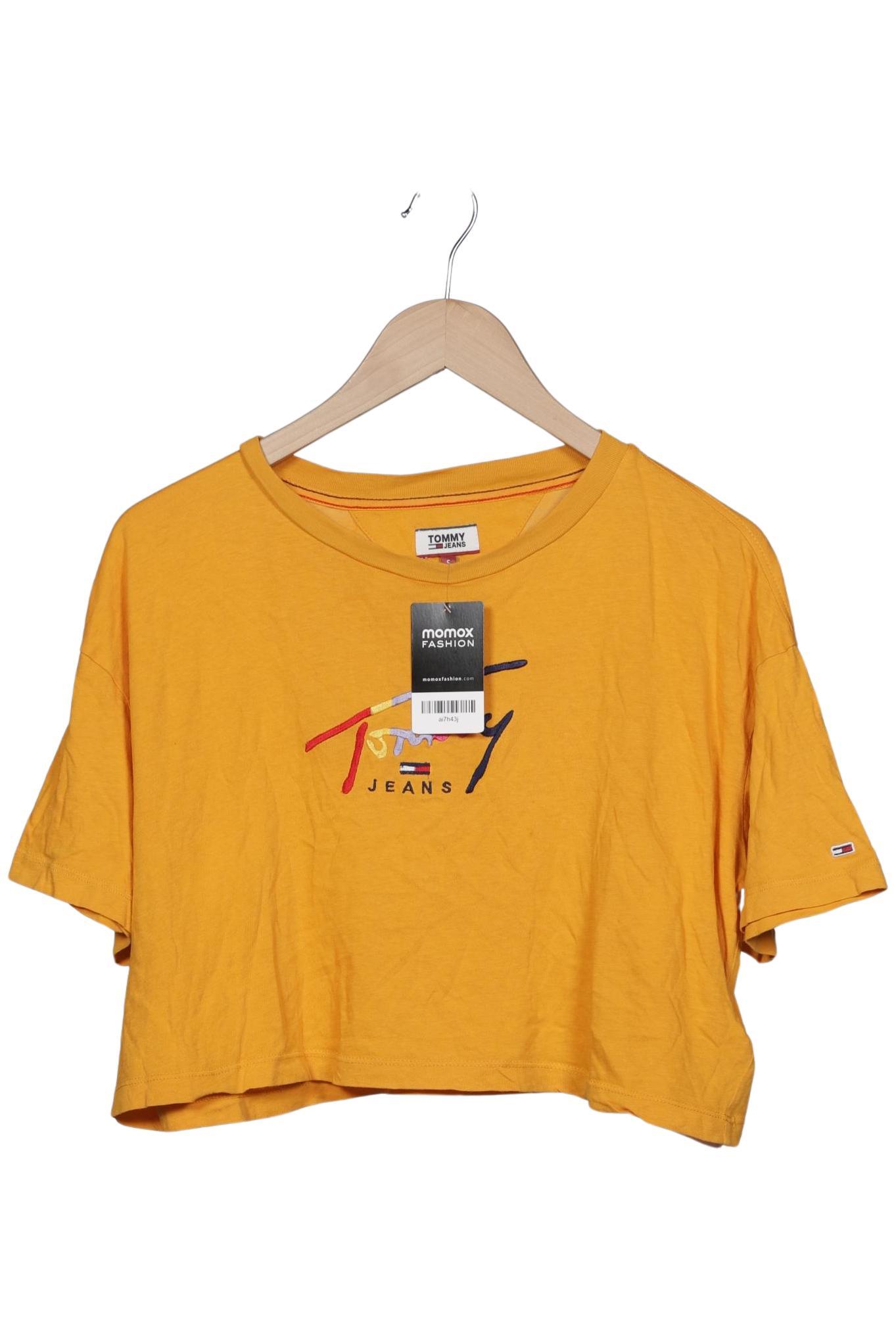 

Tommy Jeans Damen T-Shirt, gelb, Gr. 36