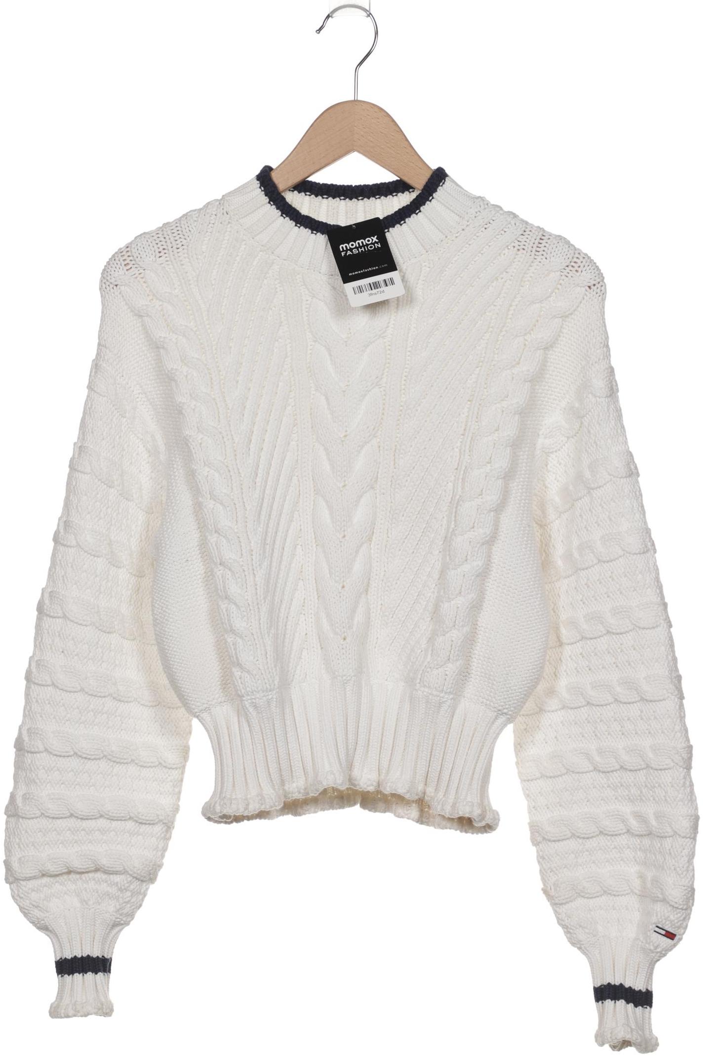

Tommy Jeans Damen Pullover, weiß, Gr. 36
