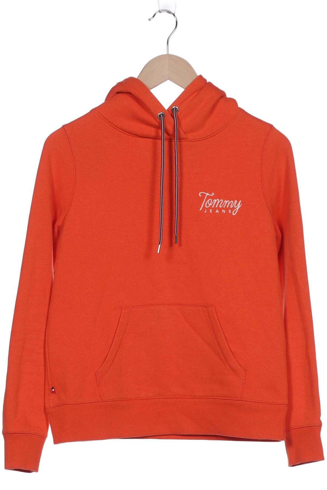 

Tommy Jeans Damen Kapuzenpullover, orange, Gr. 36