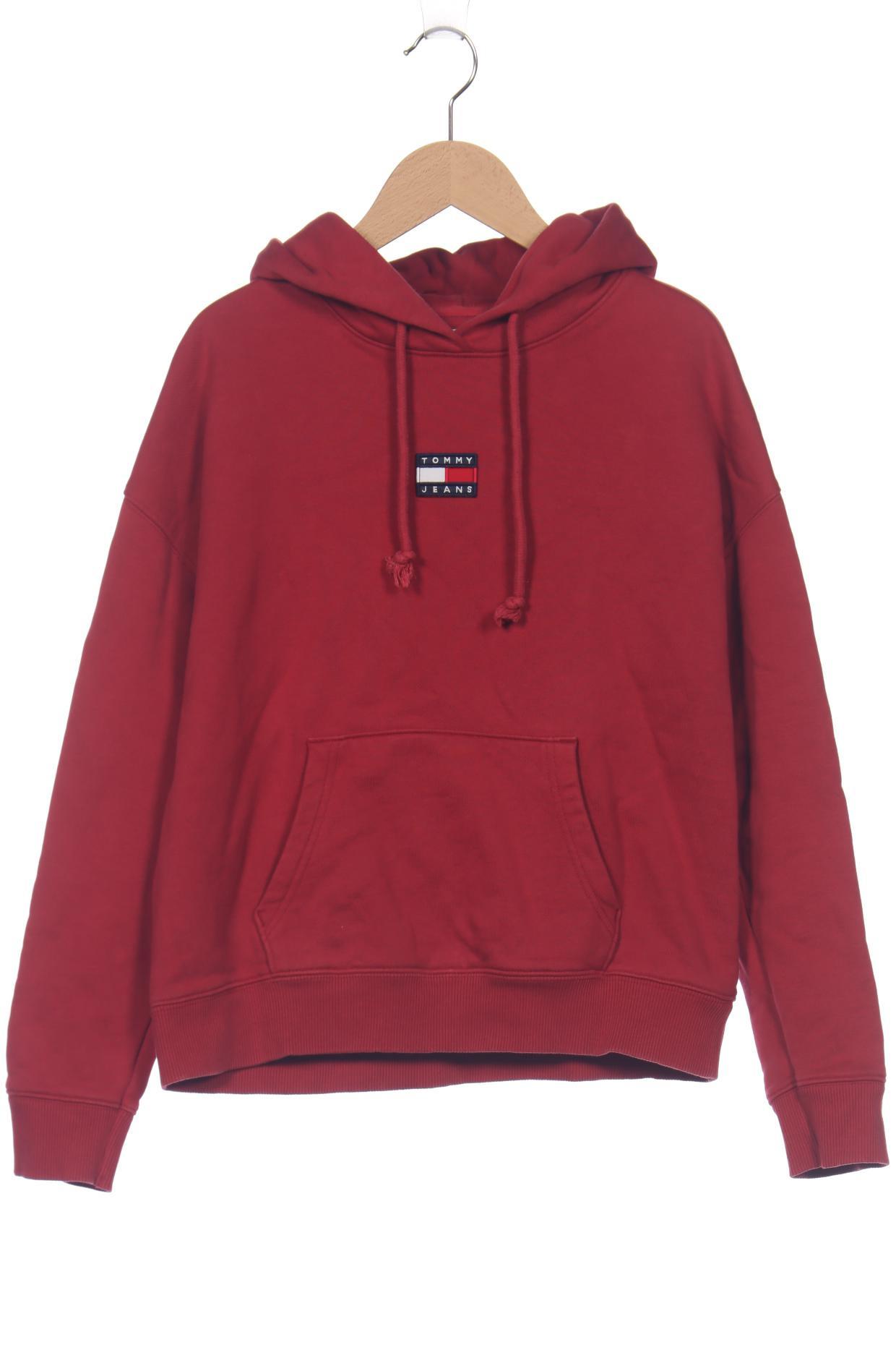 

Tommy Jeans Damen Kapuzenpullover, bordeaux, Gr. 38
