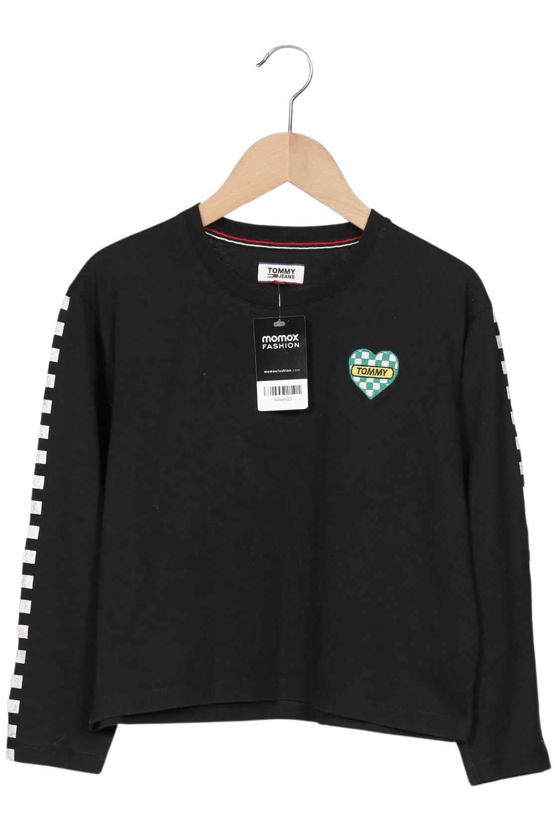 

Tommy Jeans Damen Langarmshirt, schwarz, Gr. 36