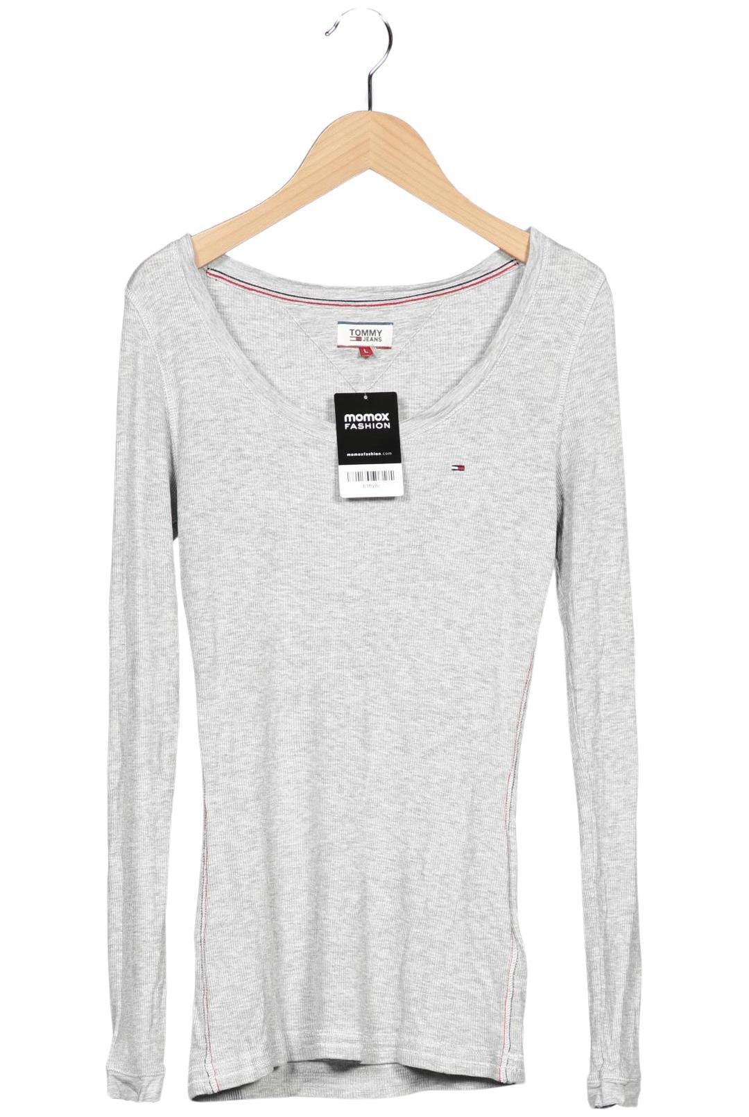 

Tommy Jeans Damen Langarmshirt, grau, Gr. 42