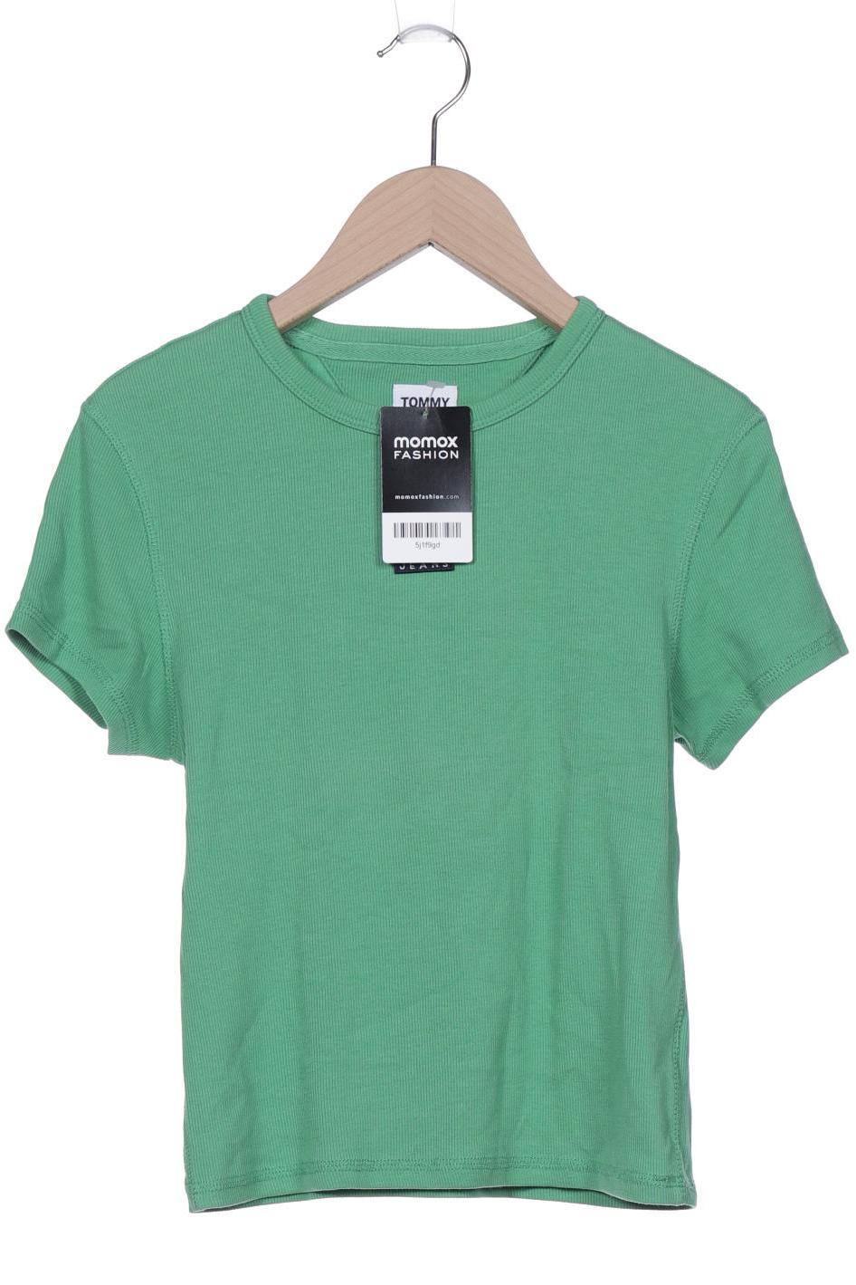 

Tommy Jeans Damen T-Shirt, grün, Gr. 36