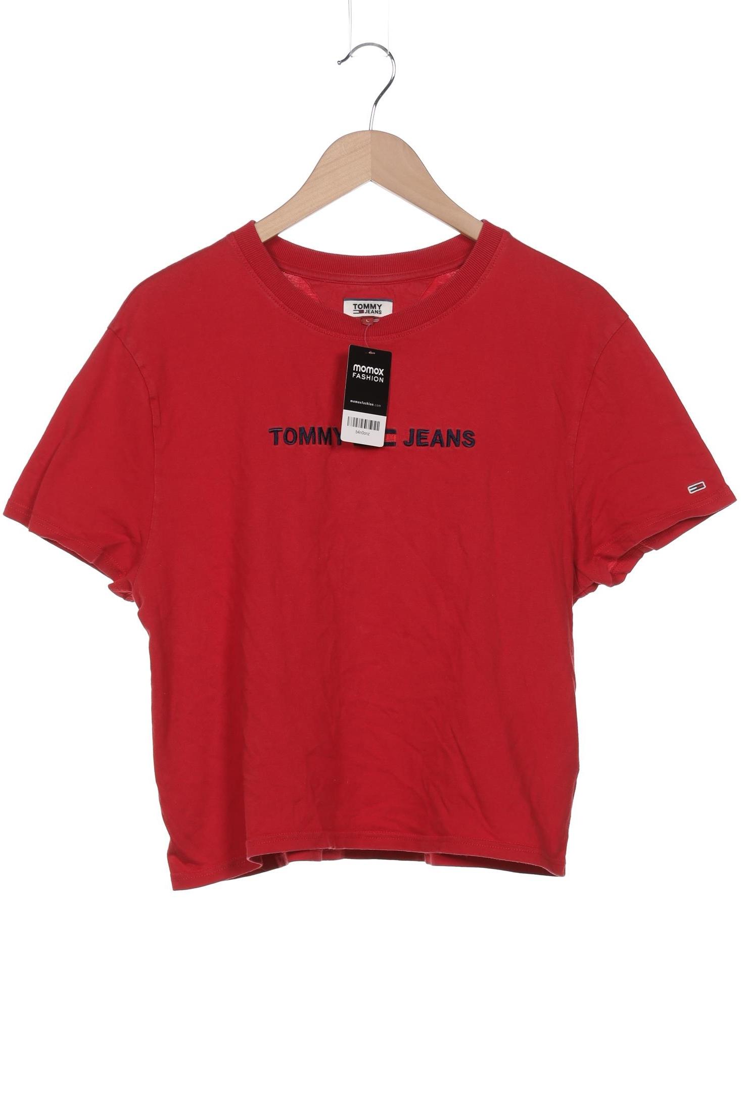 

Tommy Jeans Damen T-Shirt, rot, Gr. 42