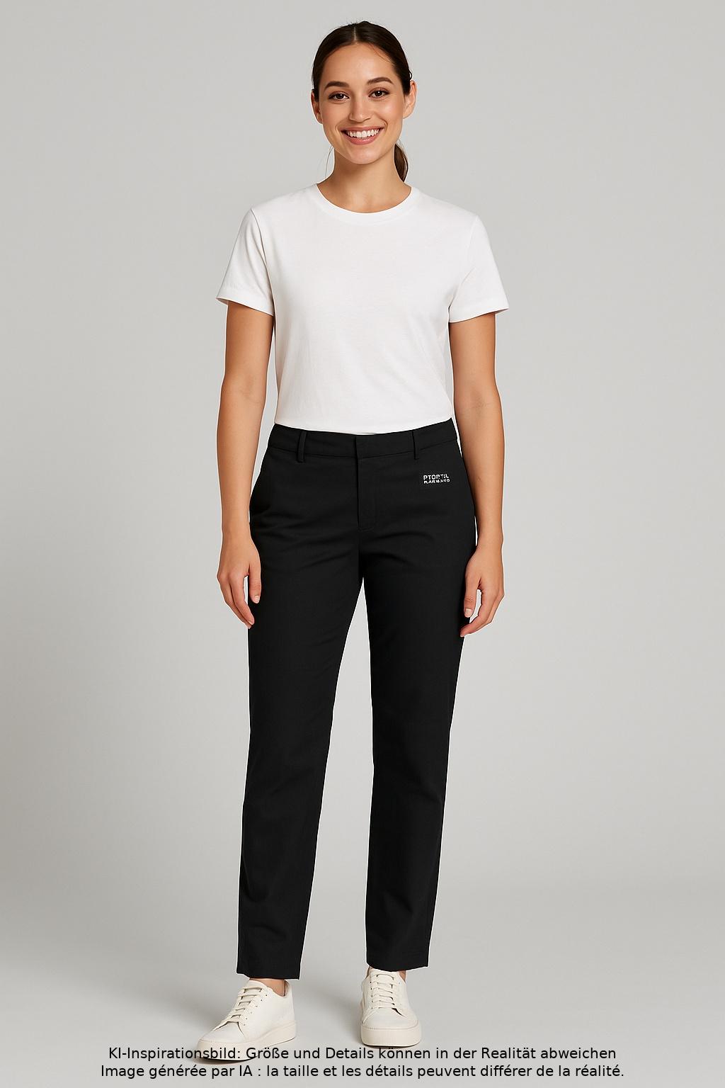 

Tommy Jeans Damen Stoffhose, schwarz, Gr. 27