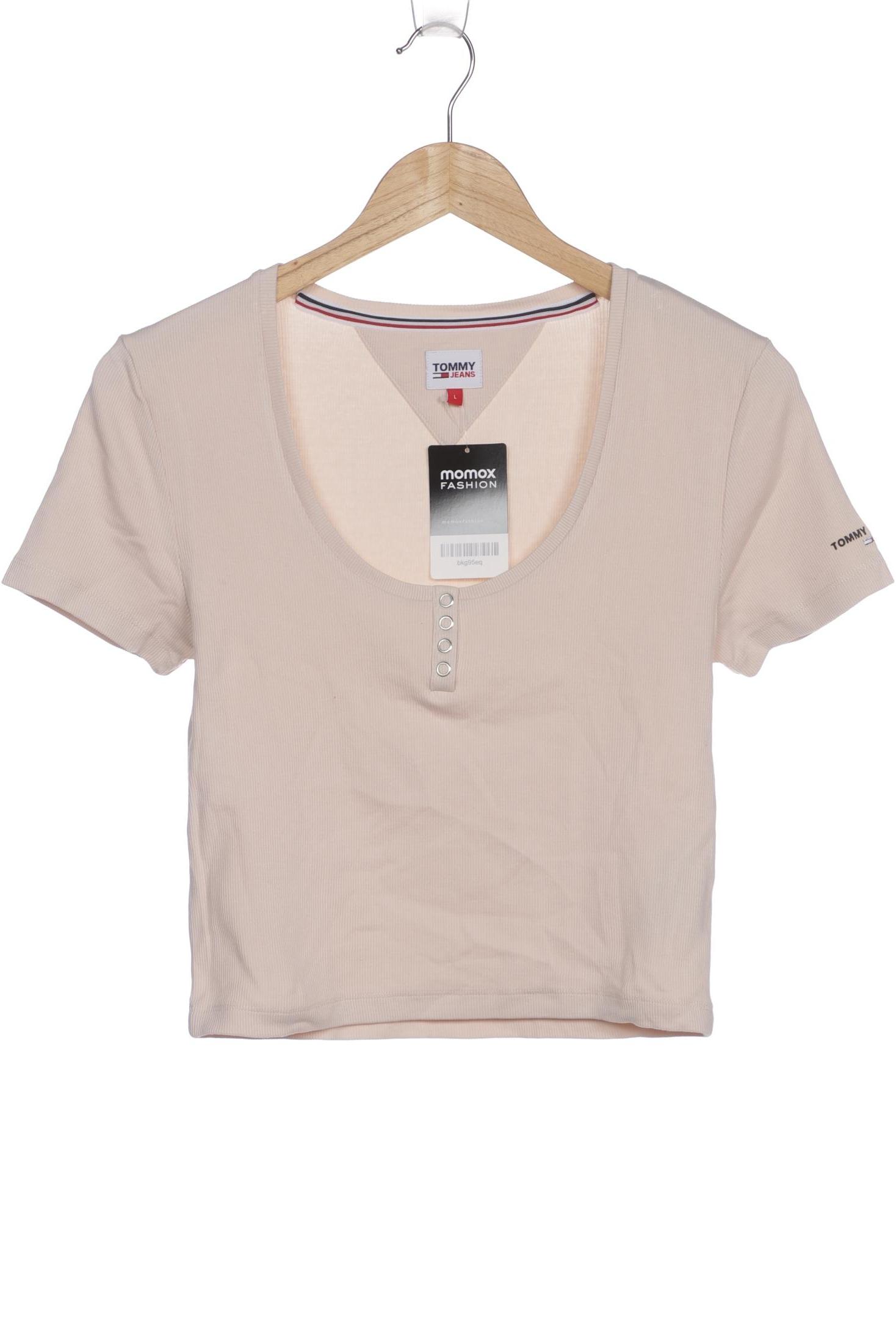

Tommy Jeans Damen T-Shirt, beige, Gr. 42