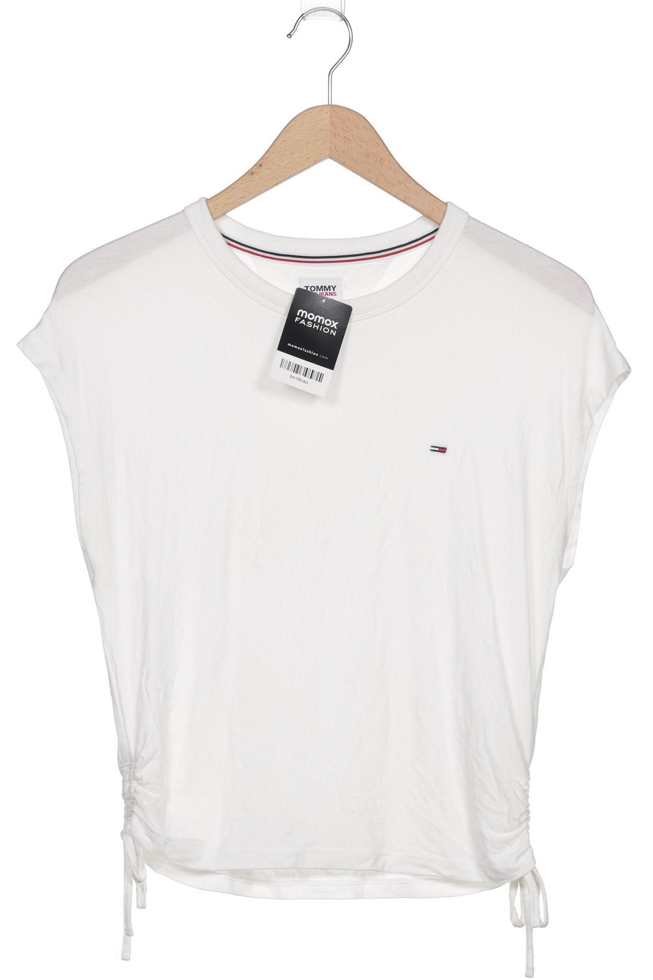 

Tommy Jeans Damen T-Shirt, cremeweiß, Gr. 42
