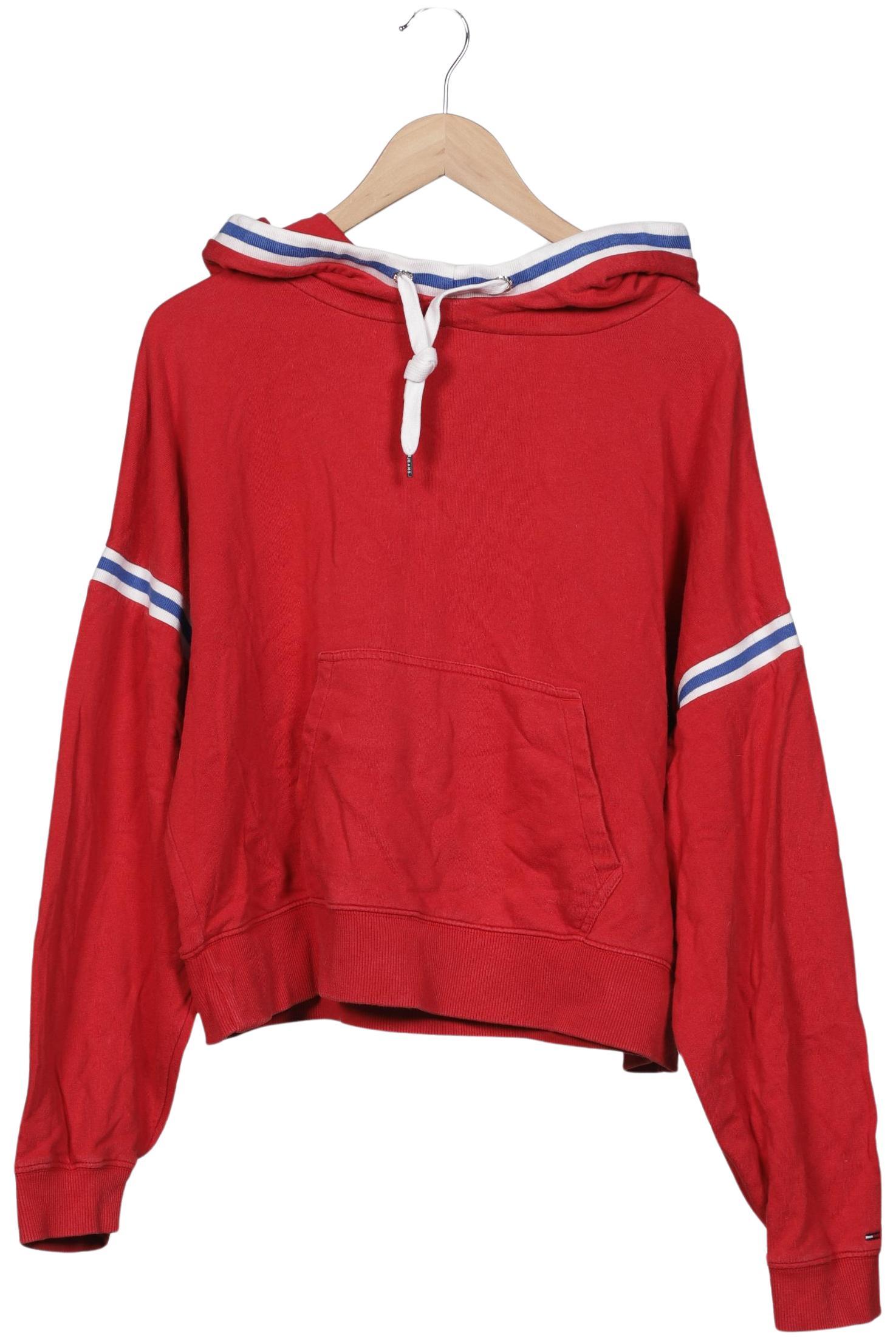

Tommy Jeans Damen Kapuzenpullover, rot, Gr. 42