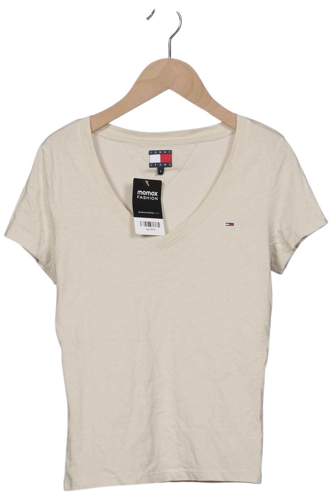

Tommy Jeans Damen T-Shirt, beige, Gr. 36