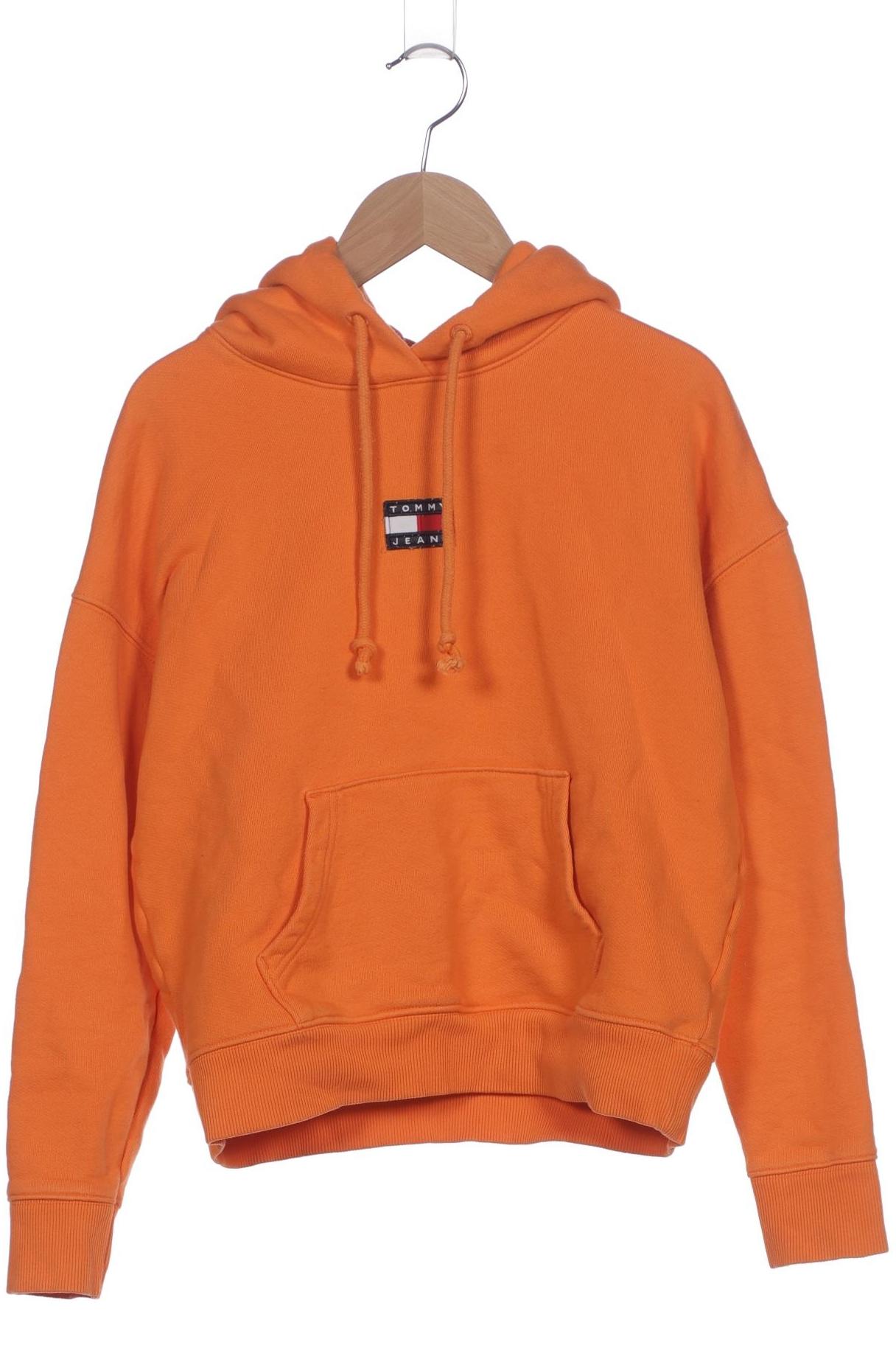 

Tommy Jeans Damen Kapuzenpullover, orange, Gr. 34