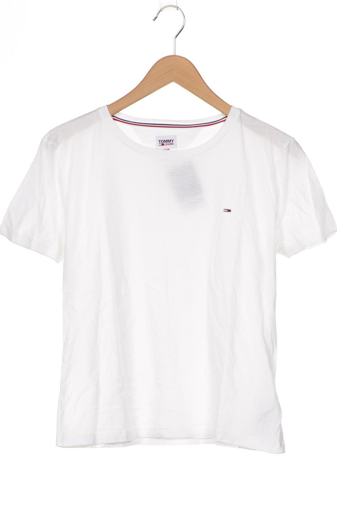 

Tommy Jeans Damen T-Shirt, weiß, Gr. 38