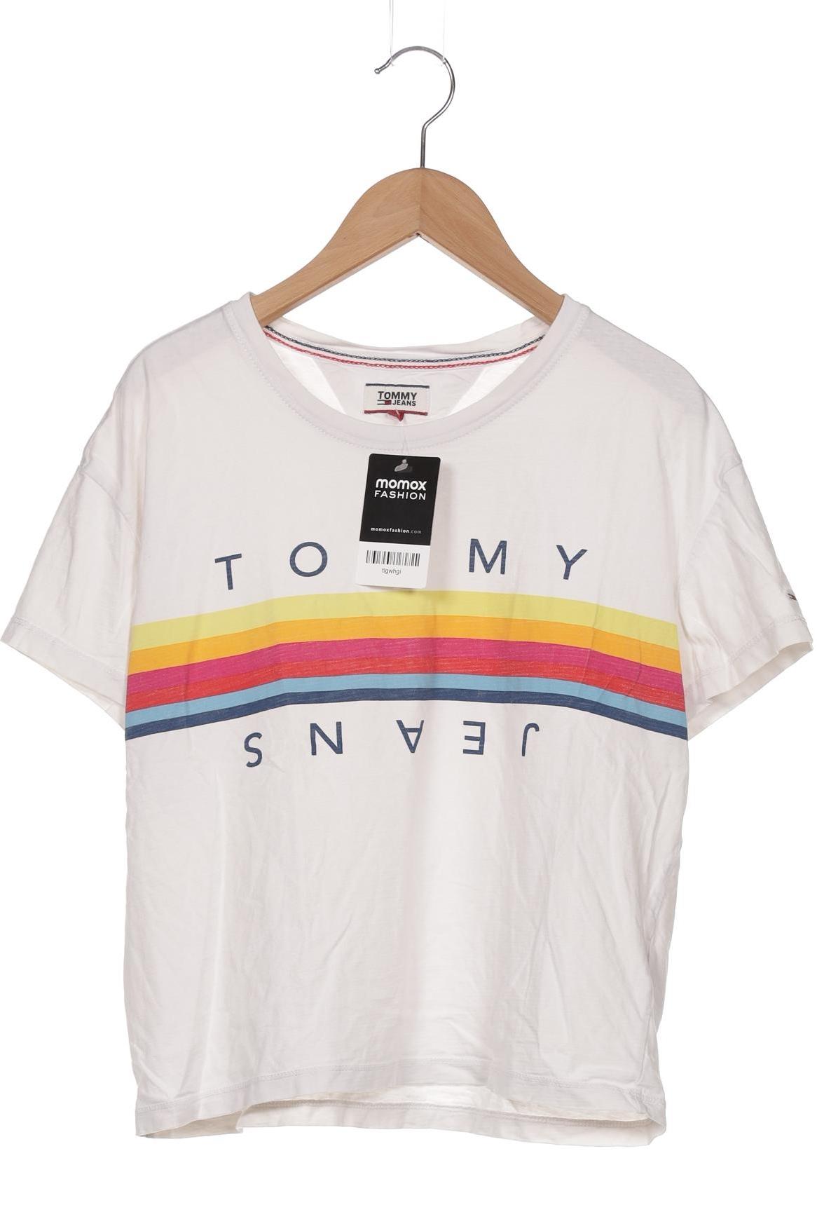 

Tommy Jeans Damen T-Shirt, weiß, Gr. 36