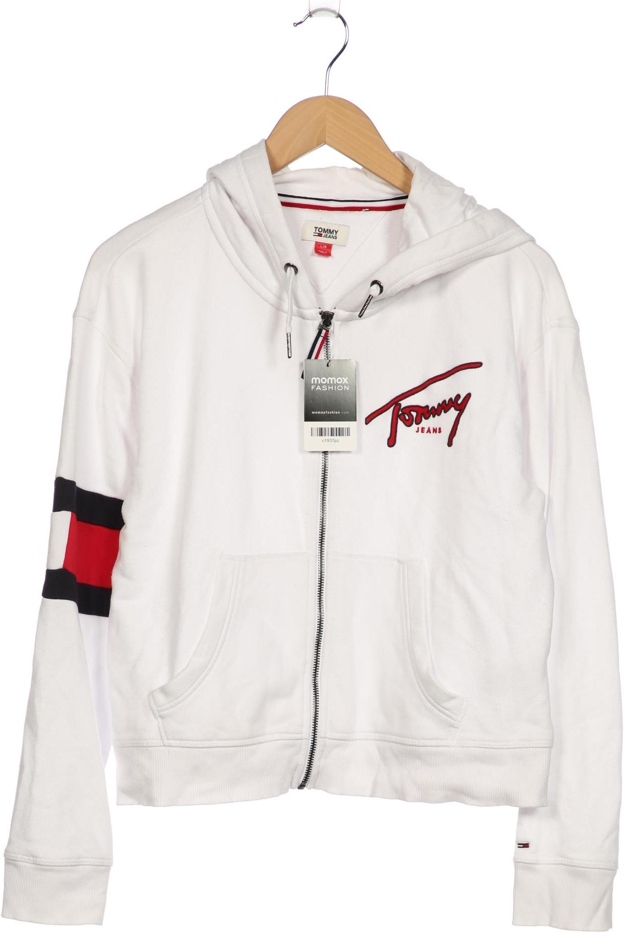 

Tommy Jeans Damen Kapuzenpullover, weiß, Gr. 42
