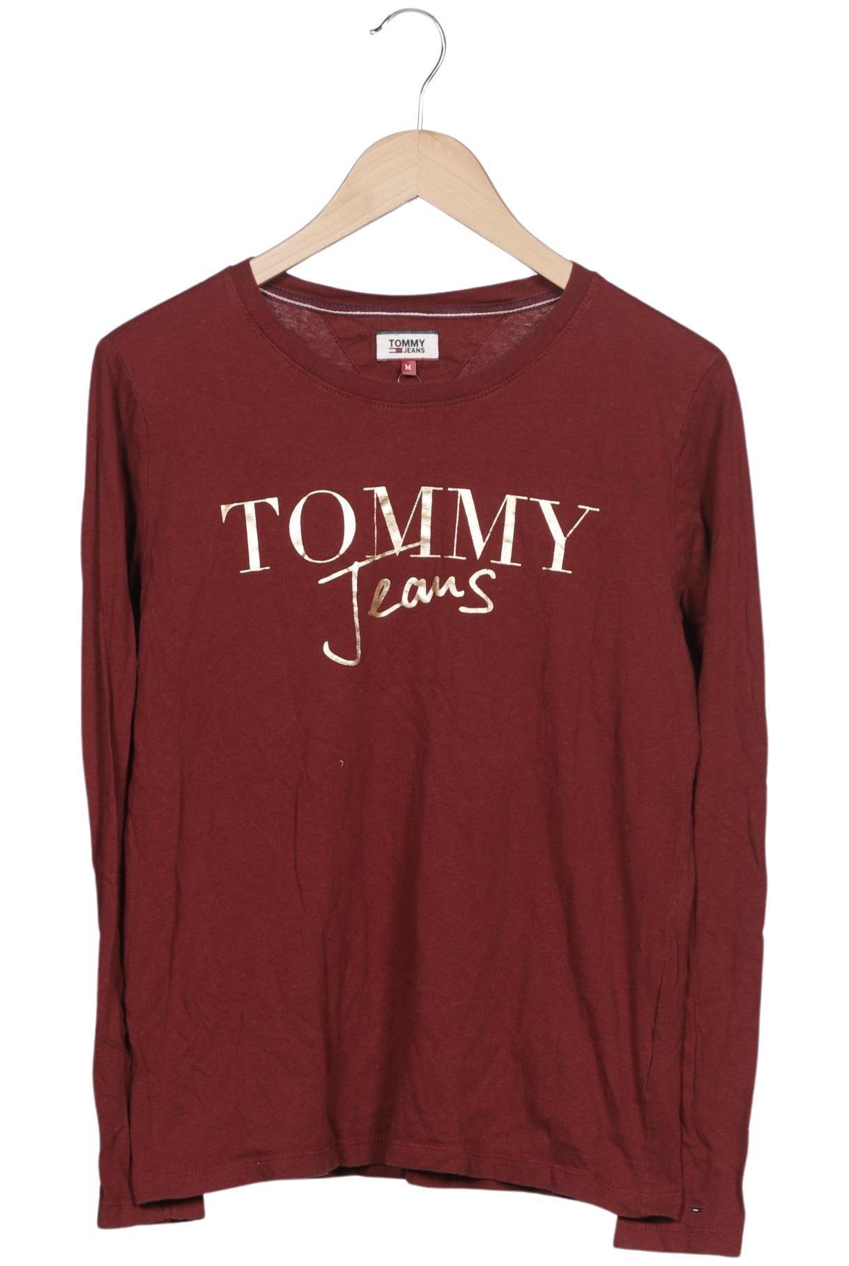 

Tommy Jeans Damen Langarmshirt, bordeaux, Gr. 38