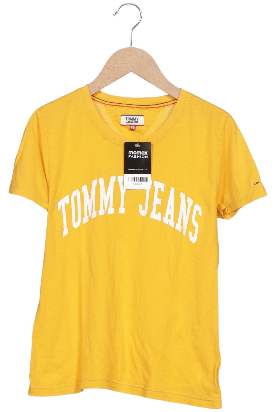 

Tommy Jeans Damen T-Shirt, gelb, Gr. 34