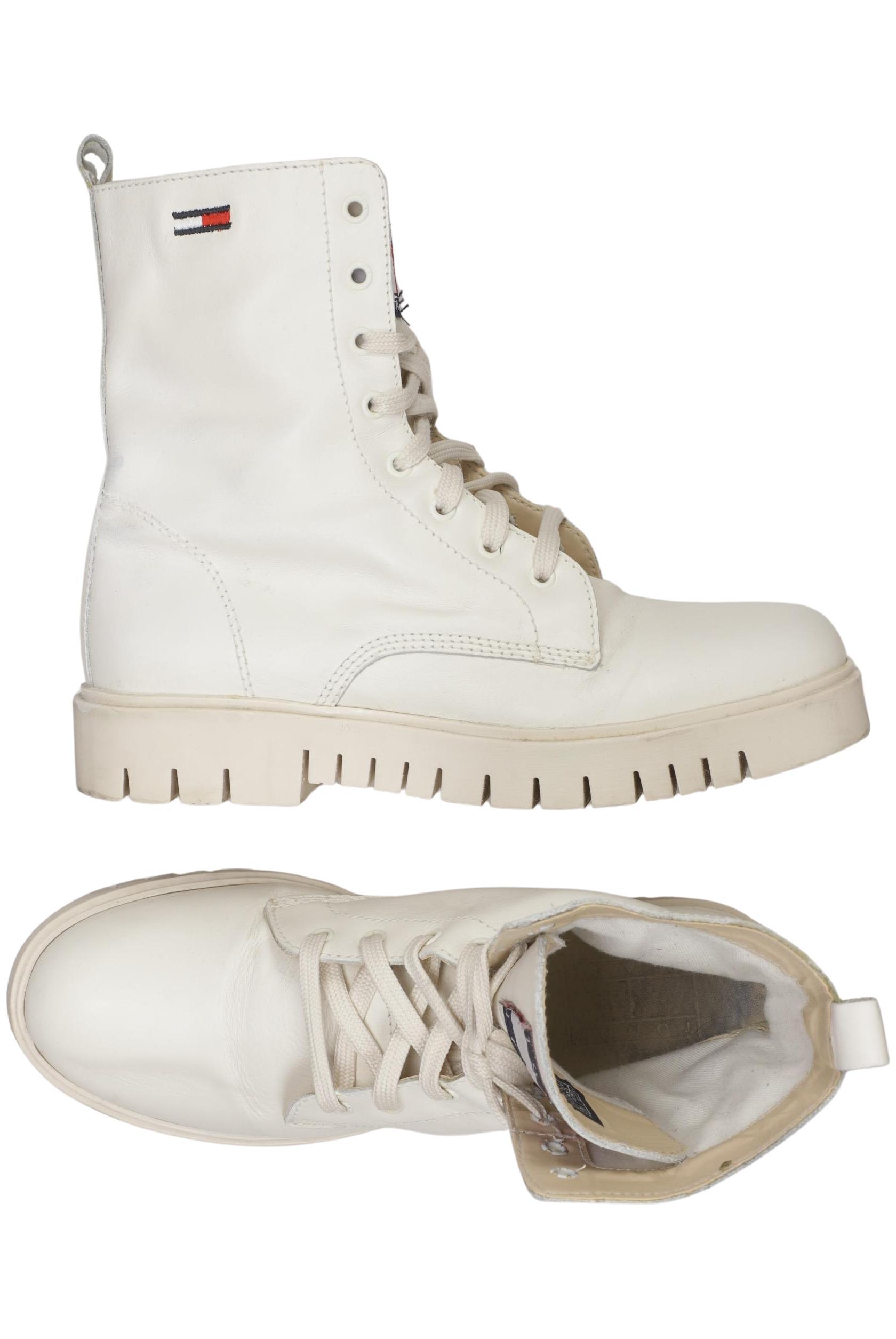

Tommy Jeans Damen Stiefelette, weiß, Gr. 38