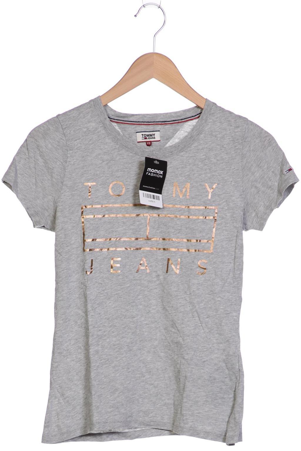 

Tommy Jeans Damen T-Shirt, grau, Gr. 34