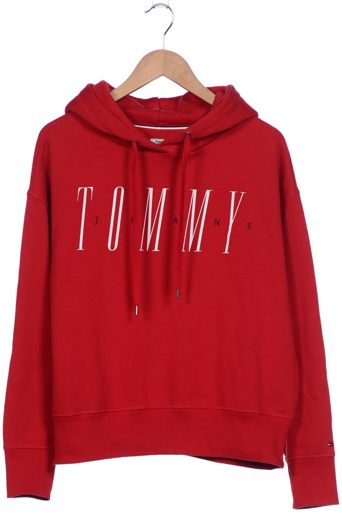 

Tommy Jeans Damen Kapuzenpullover, rot, Gr. 44