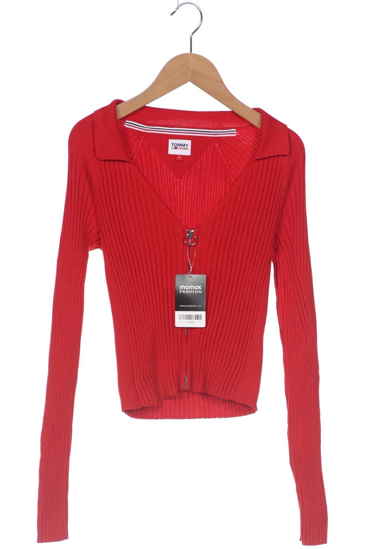 

Tommy Jeans Damen Strickjacke, rot, Gr. 36