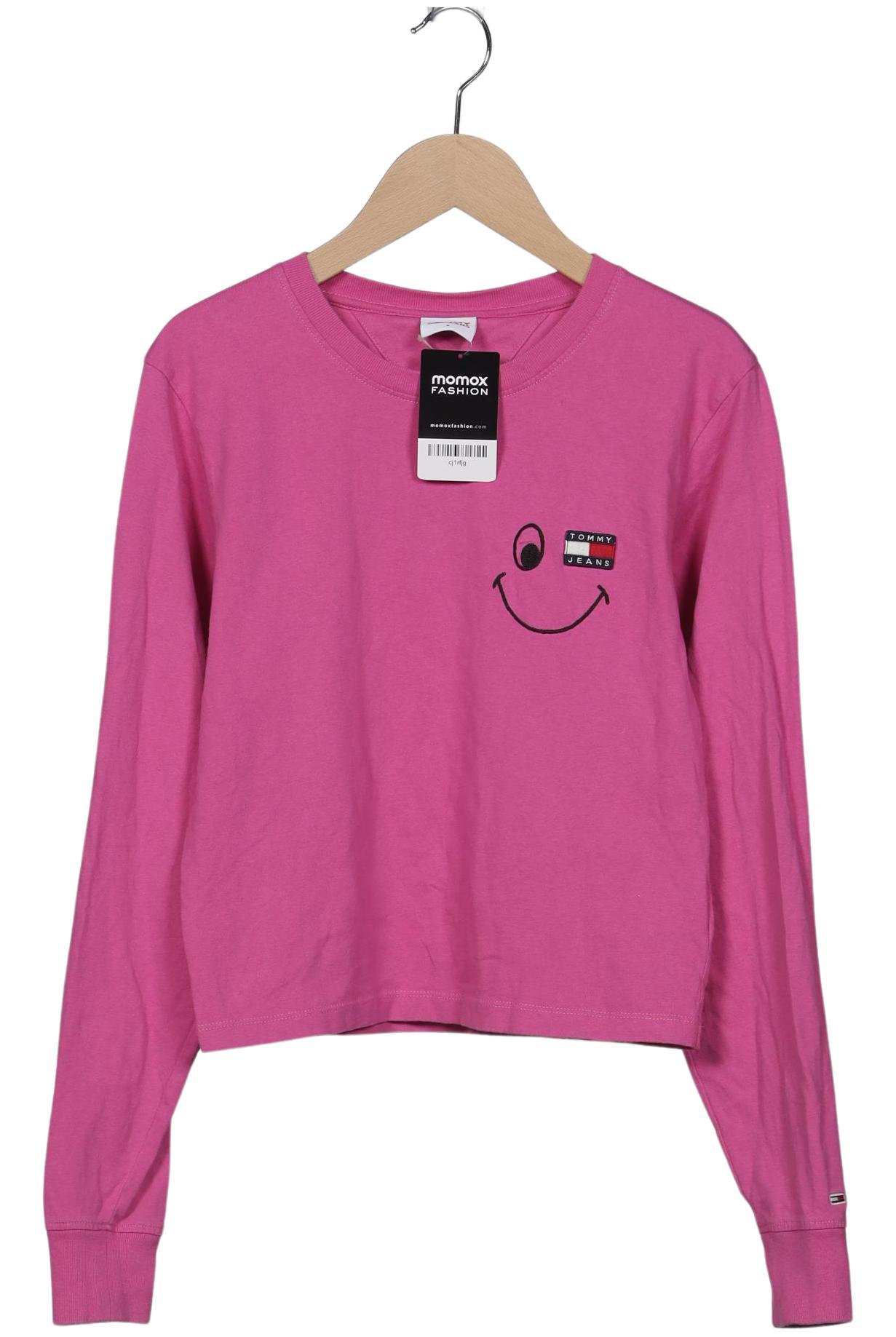 

Tommy Jeans Damen Langarmshirt, pink, Gr. 36