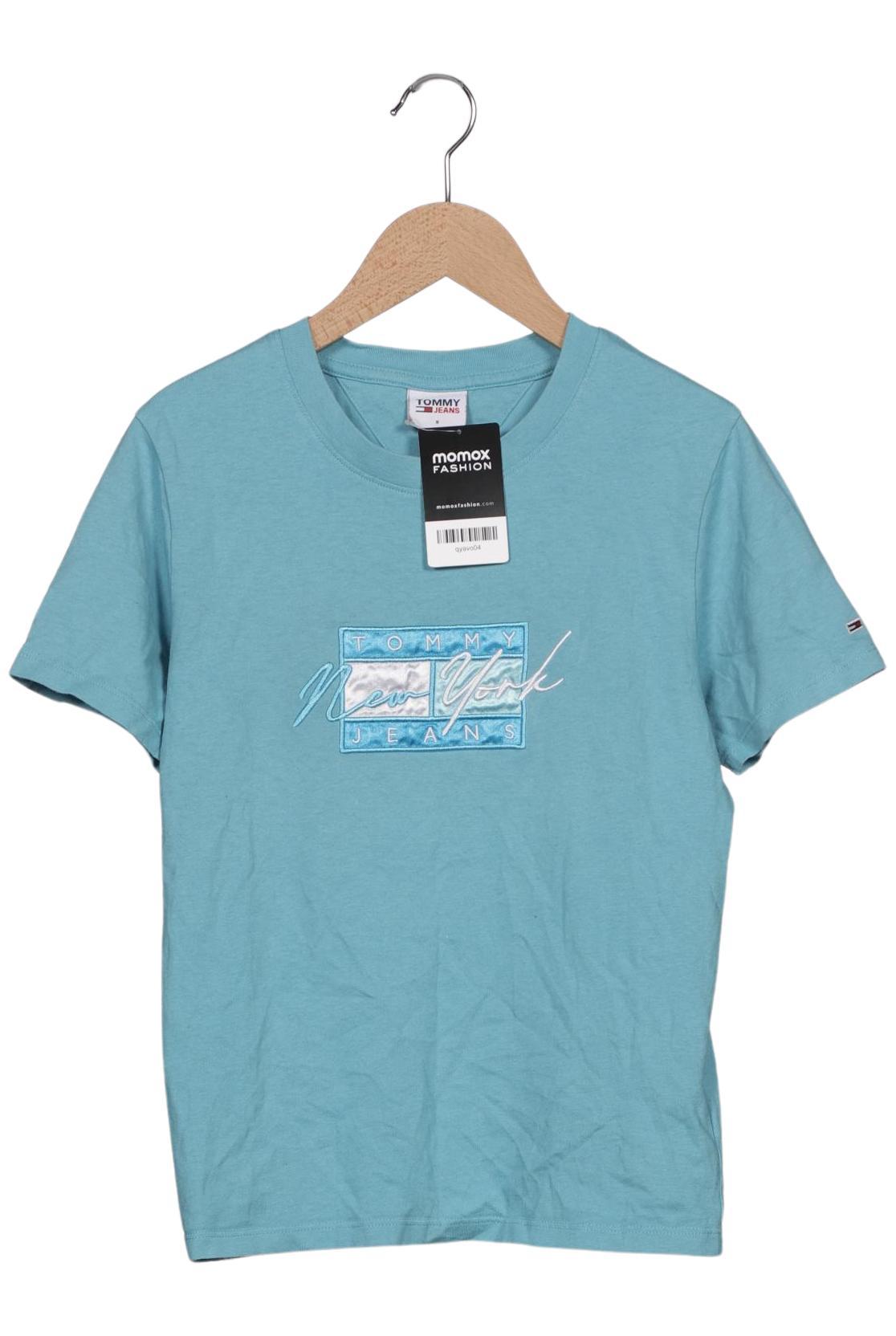 

Tommy Jeans Damen T-Shirt, hellblau, Gr. 36