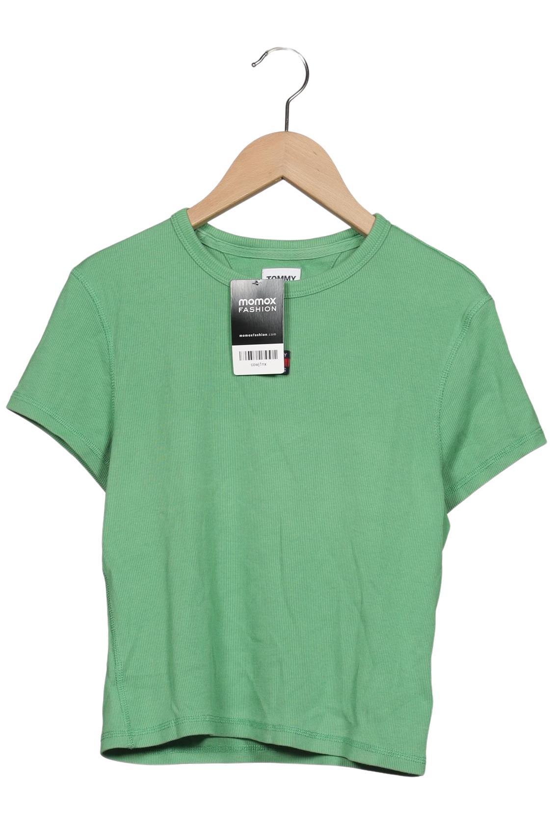 

Tommy Jeans Damen T-Shirt, grün, Gr. 38