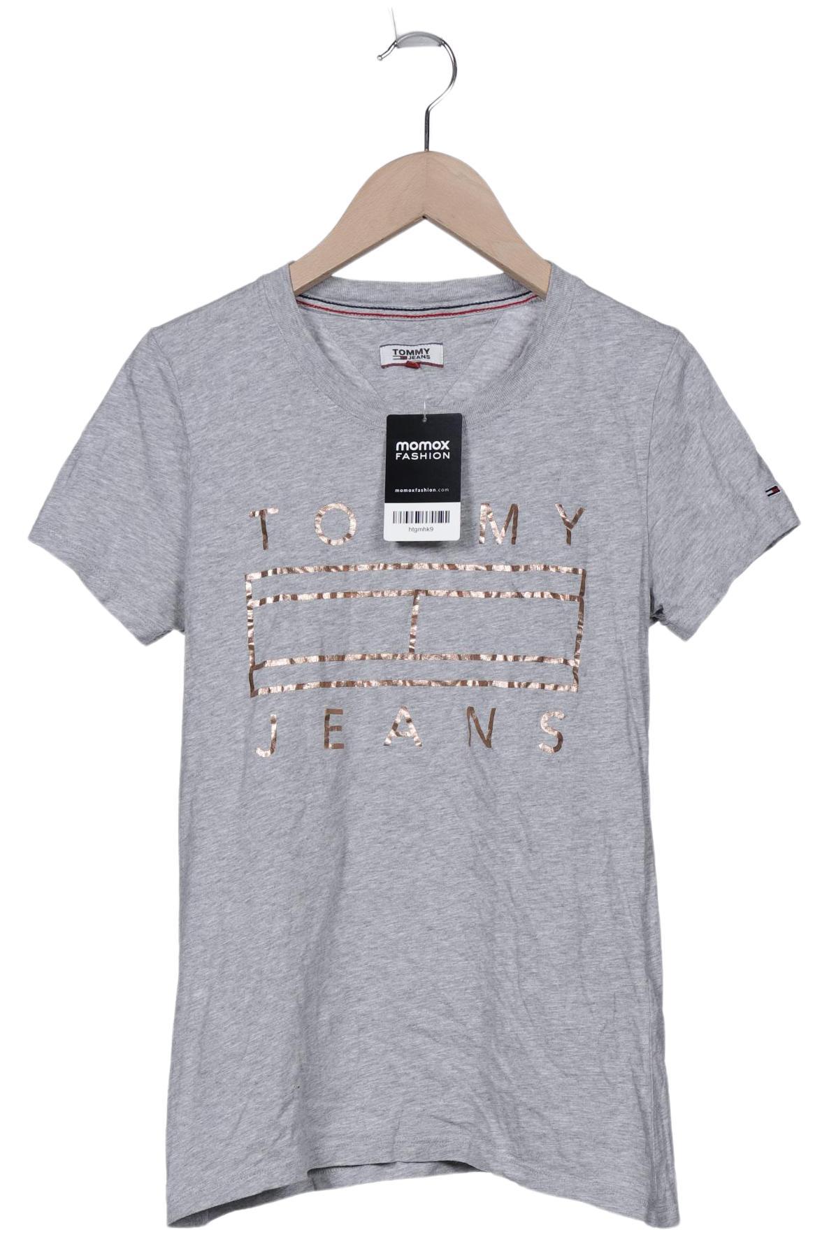 

Tommy Jeans Damen T-Shirt, grau, Gr. 34