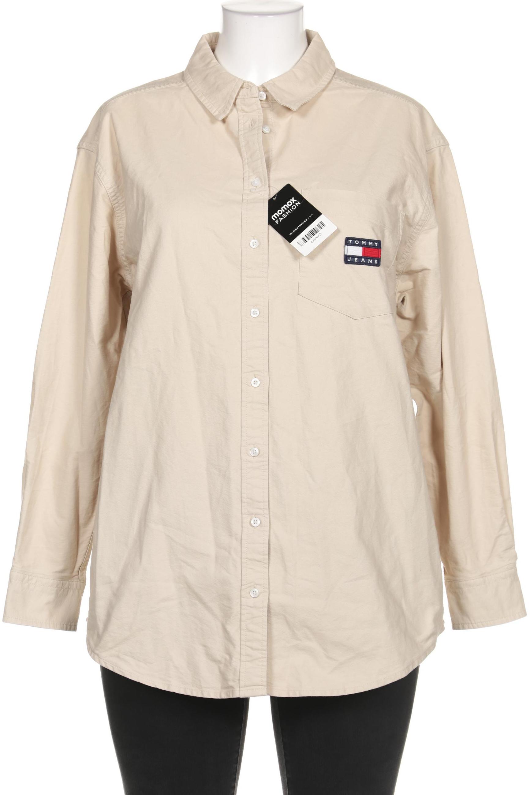 

Tommy Jeans Damen Bluse, beige, Gr. 42