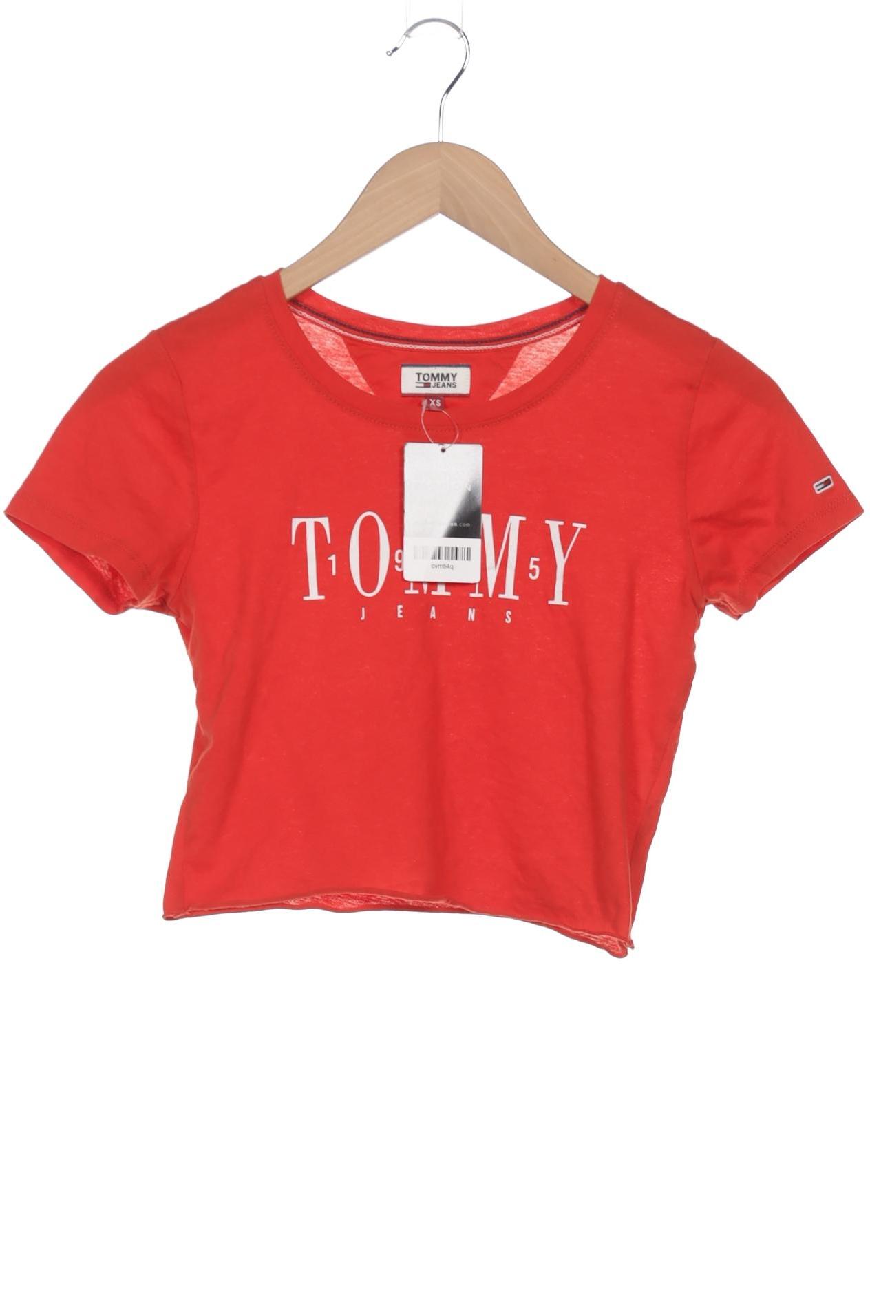 

Tommy Jeans Damen T-Shirt, rot, Gr. 34