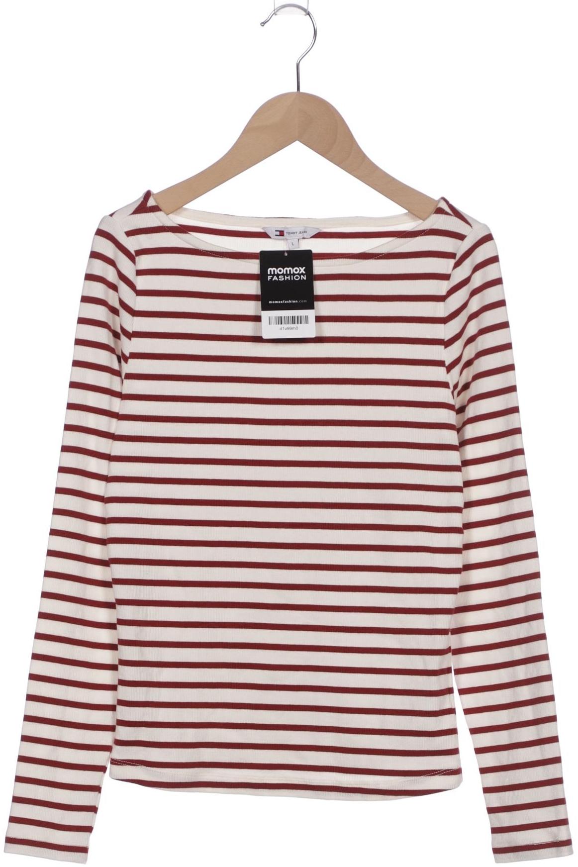 

Tommy Jeans Damen Langarmshirt, weiß, Gr. 42