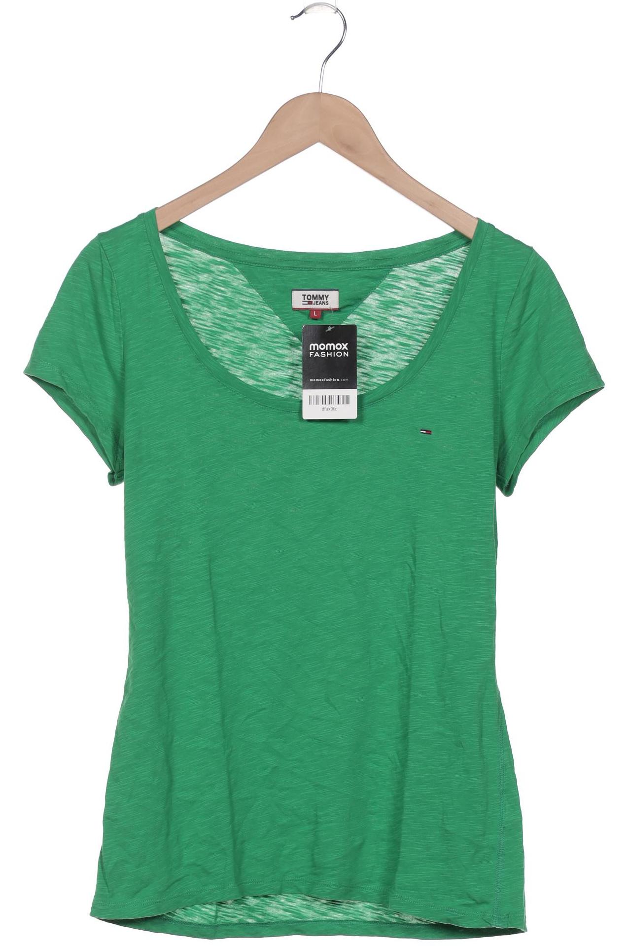 

Tommy Jeans Damen T-Shirt, grün, Gr. 42