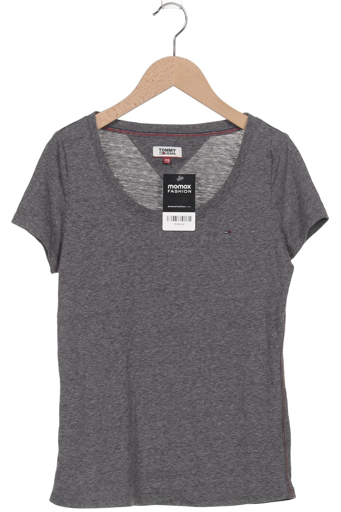 

Tommy Jeans Damen T-Shirt, grau, Gr. 34