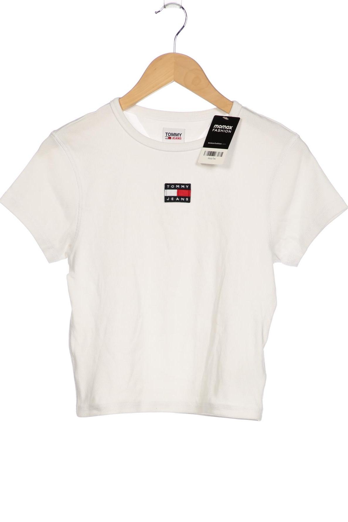 

Tommy Jeans Damen T-Shirt, weiß, Gr. 38