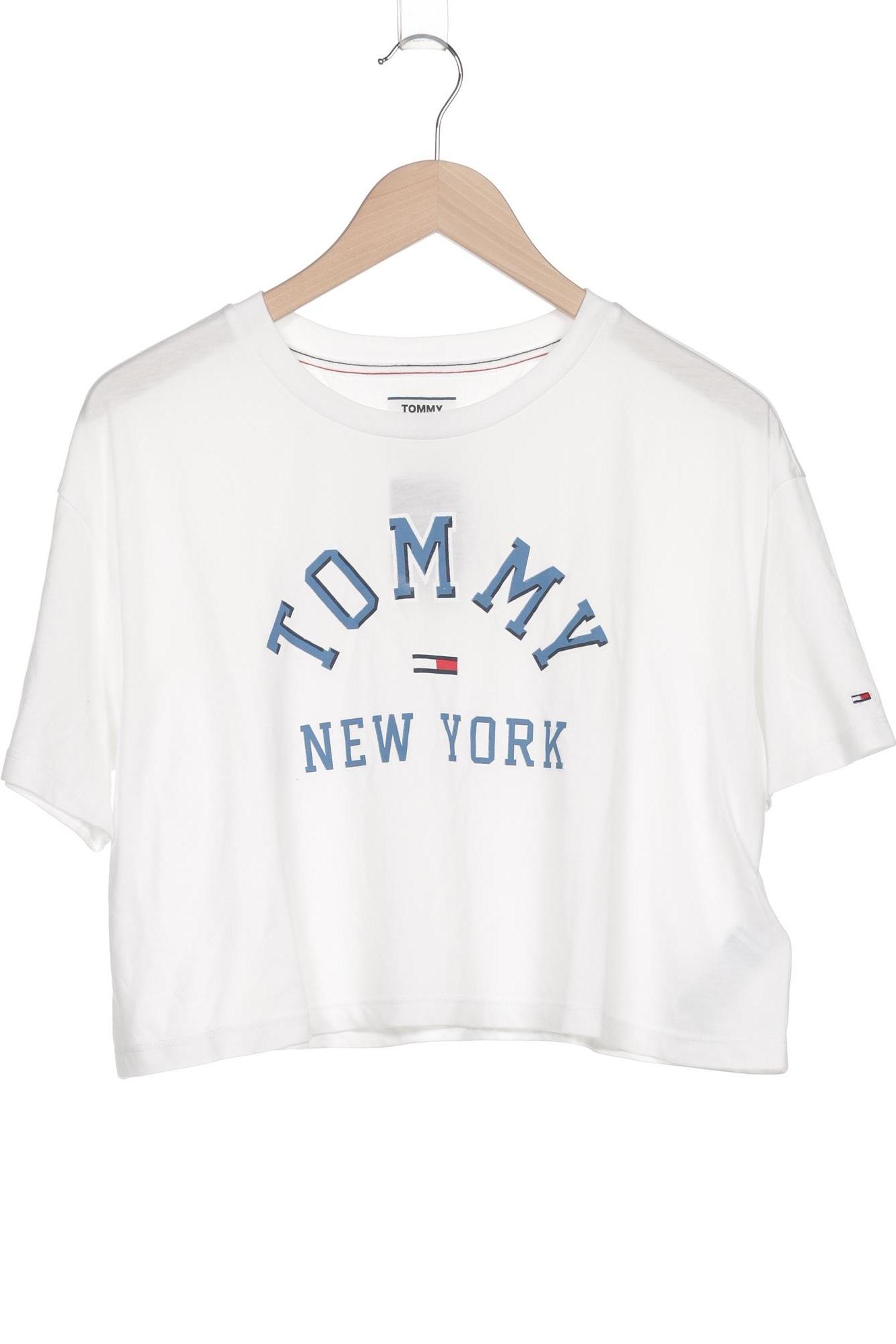 

Tommy Jeans Damen T-Shirt, weiß, Gr. 38