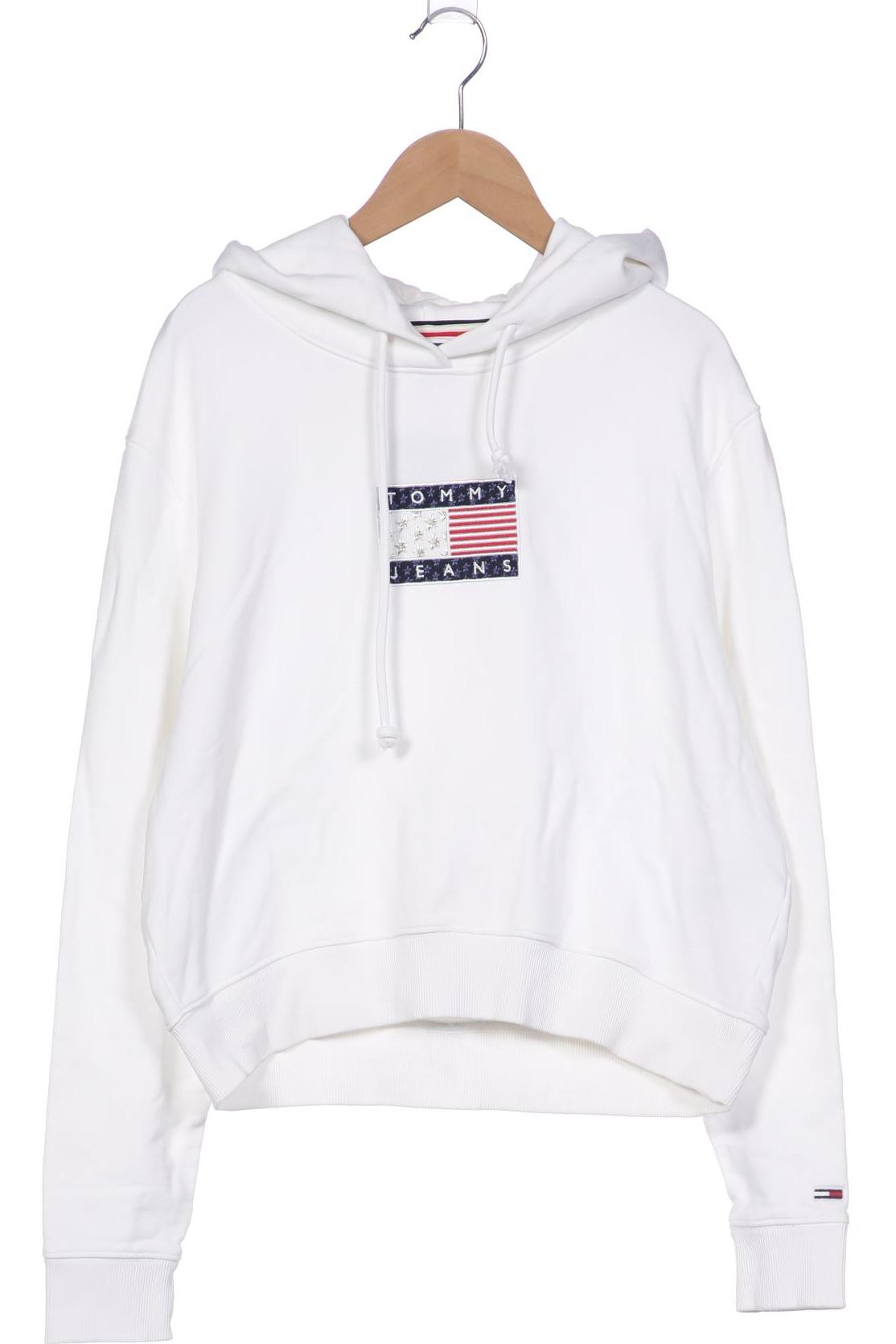 

Tommy Jeans Damen Kapuzenpullover, weiß, Gr. 38