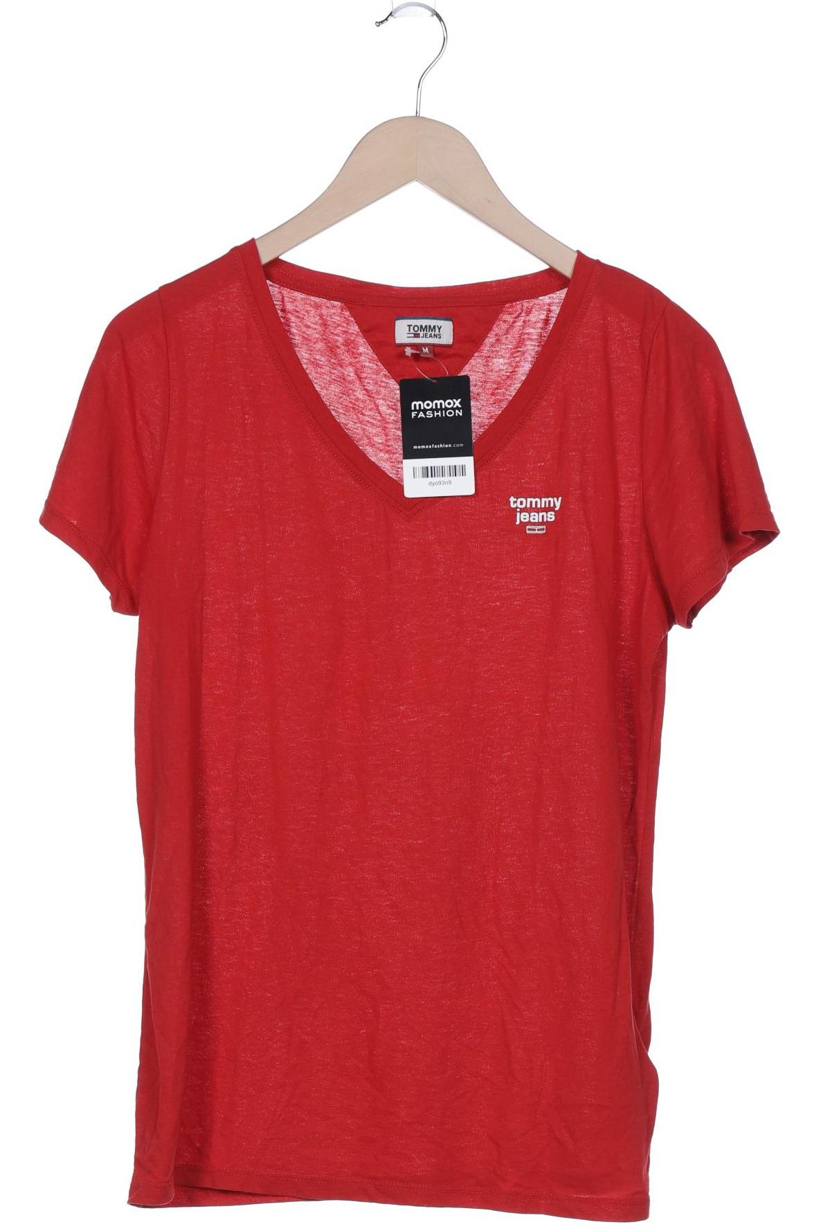 

Tommy Jeans Damen T-Shirt, rot, Gr. 38