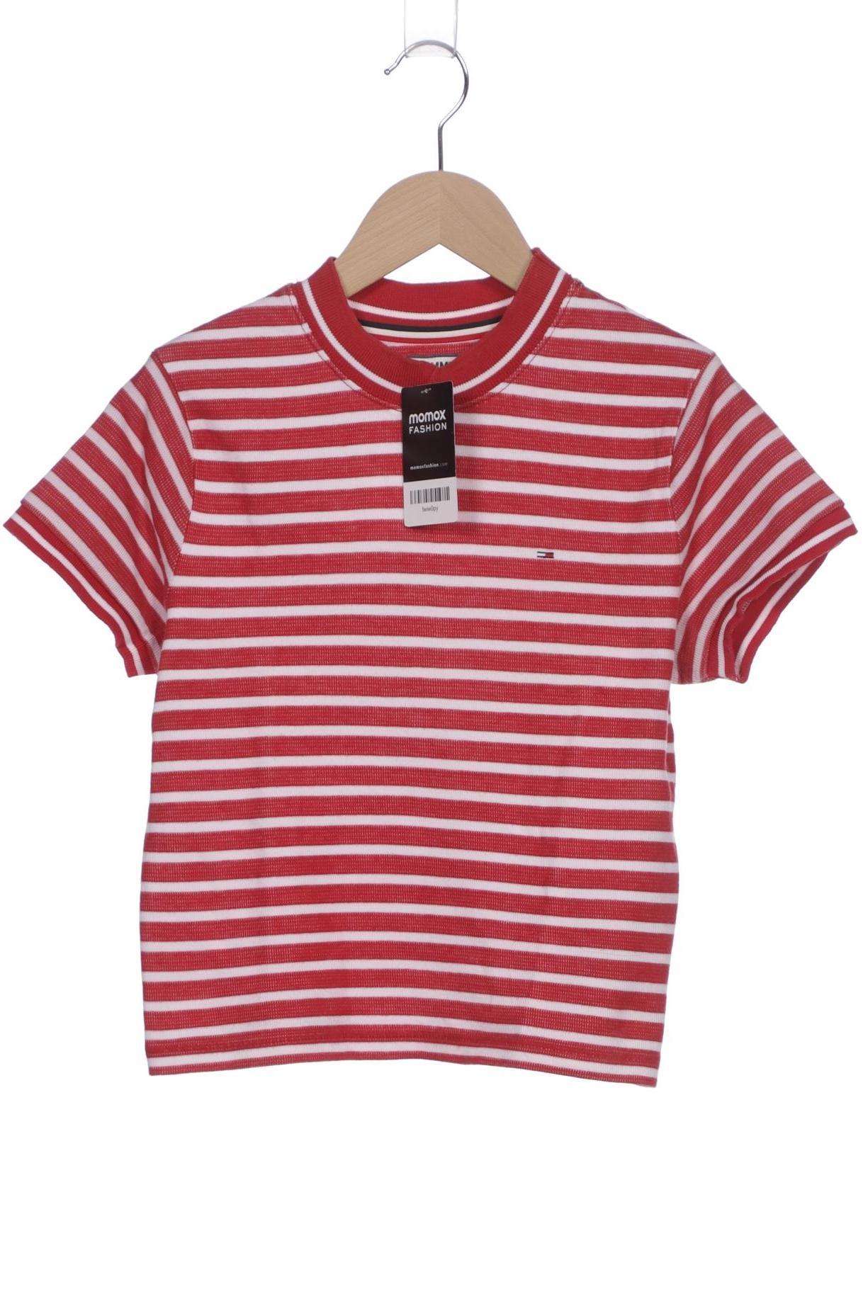 

Tommy Jeans Damen T-Shirt, rot, Gr. 36