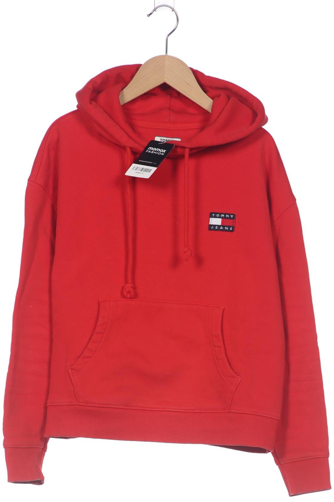 

Tommy Jeans Damen Kapuzenpullover, rot, Gr. 36
