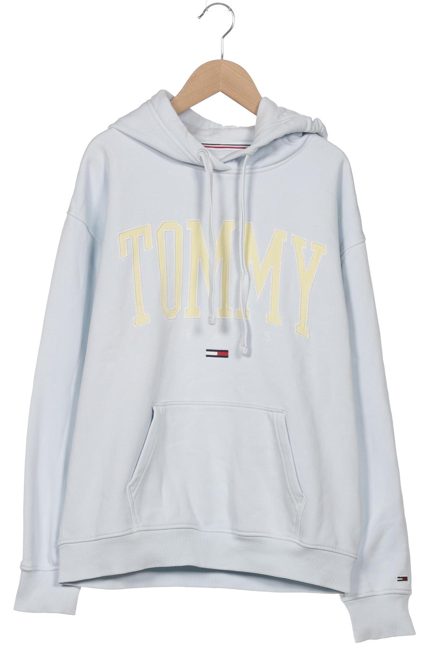 

Tommy Jeans Damen Kapuzenpullover, hellblau, Gr. 36